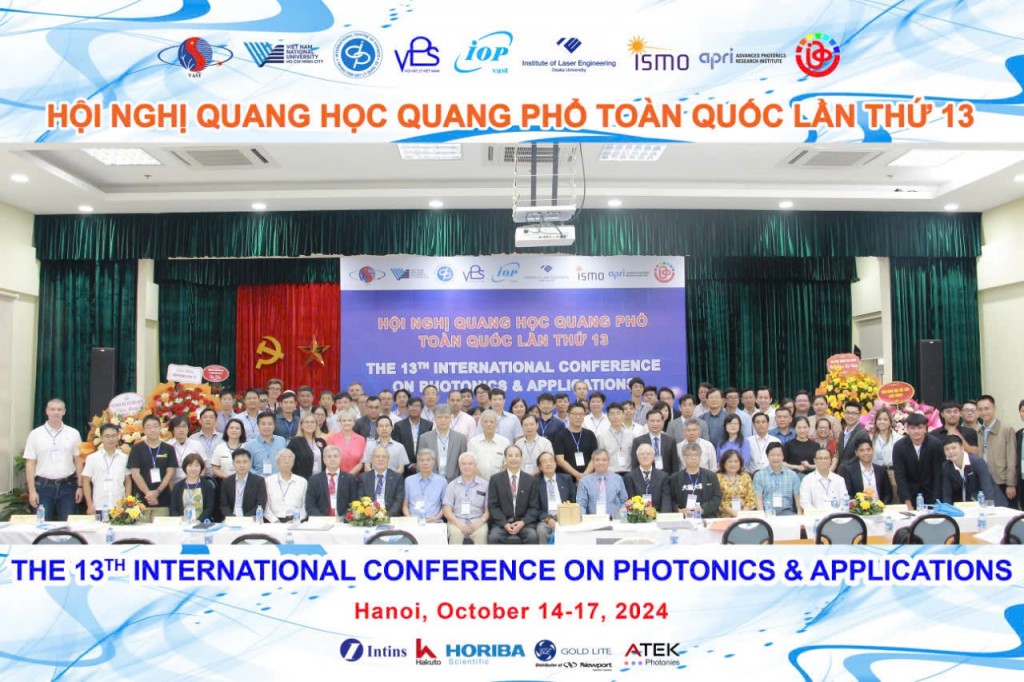 Viện Khoa học và Công nghệ tham dự Hội nghị Quốc tế về Quang tử và Ứng dụng lần thứ 13 (ICPA-13) tại Hà Nội năm 2024