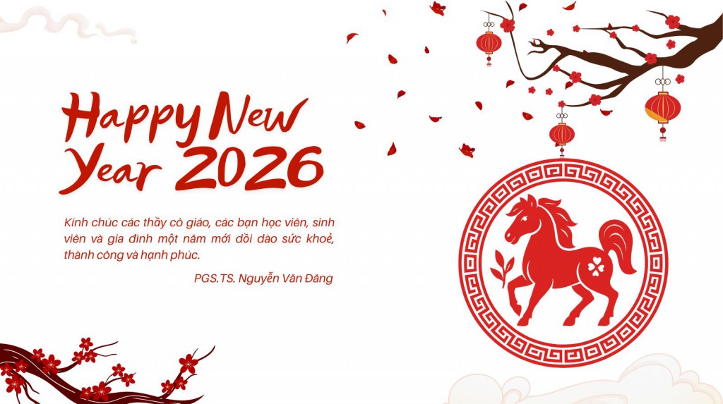 HIỆU TRƯỞNG TRƯỜNG ĐẠI HỌC KHOA HỌC CHÚC MỪNG NĂM MỚI 2026