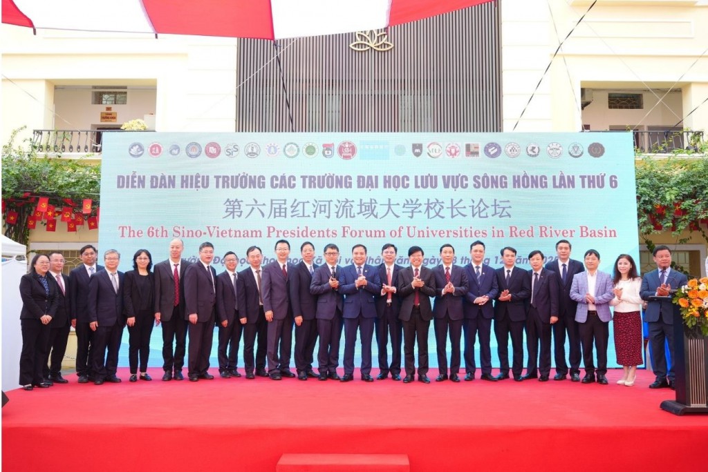 Trường Đại học Khoa học tham gia diễn đàn Hiệu trưởng các trường đại học lưu vực sông Hồng lần thứ 6