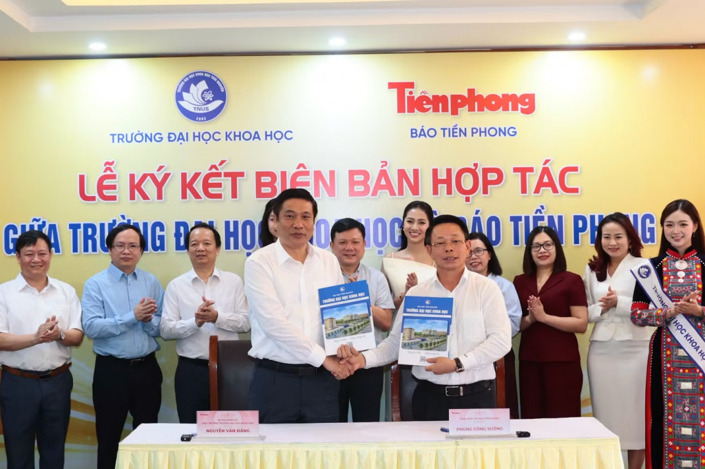 Báo Tiền Phong hợp tác với Trường Đại học Khoa học - Đại học Thái Nguyên