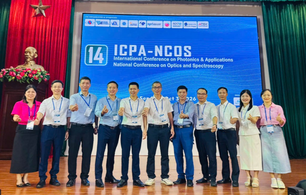 Giảng viên và nghiên cứu sinh Viện Khoa học và Công nghệ tham dự  Hội nghị Quốc tế về Quang tử và Ứng dụng lần thứ 14 (ICPA-14 2026)